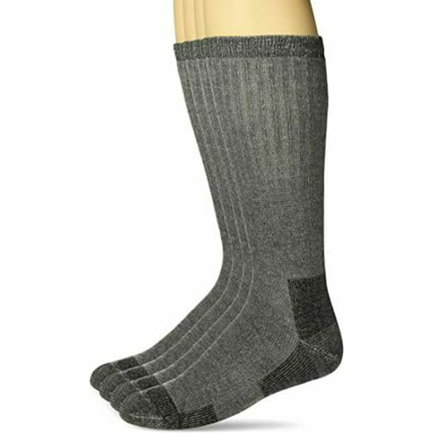 2 Pairs Mens Over The Calf BAMBOO Socks with Full Cushion